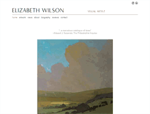 Tablet Screenshot of elizabethwilson.com