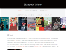 Tablet Screenshot of elizabethwilson.net